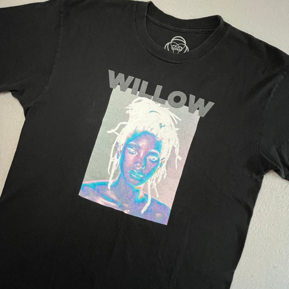 Willow Smith‎ Tour Concert Graphic T-Shirt Black Dates Cities Size L